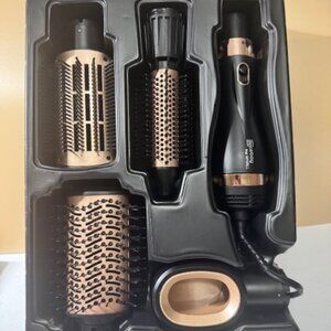 Nicebay 4-in-1 Hot Air Brush - Straightener/Dryer/Curling - Multi-temp Setting